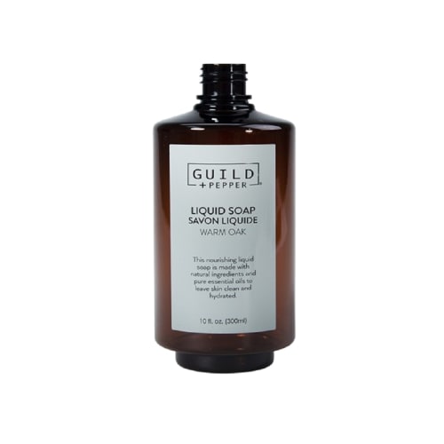 Guild+Pepper Liquid Soap Easy-fill Dispenser Bottle, Refillable, Empty 10oz/ 300ml